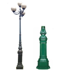 Cột đèn sân vườn đúc DC05B