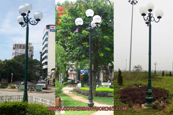 Cột đèn sân vườn đúc Banian