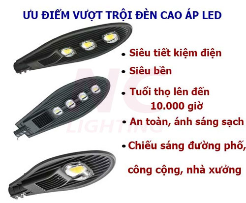 Thị Trường Đèn Led Tại Việt Nam 3 Uu diem noi bat cua den duong led cao ap
