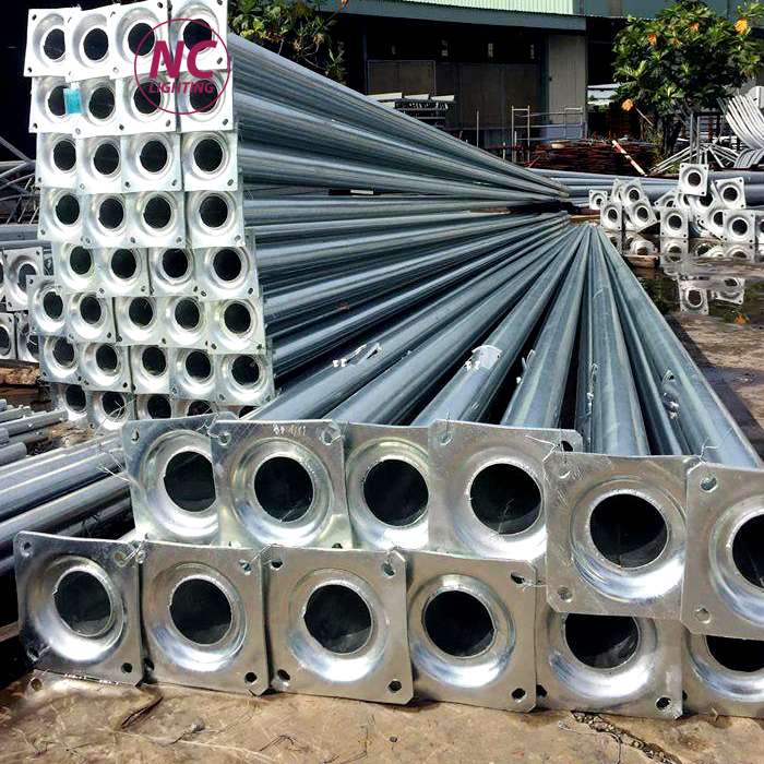 Cột đèn cao áp bát giác
