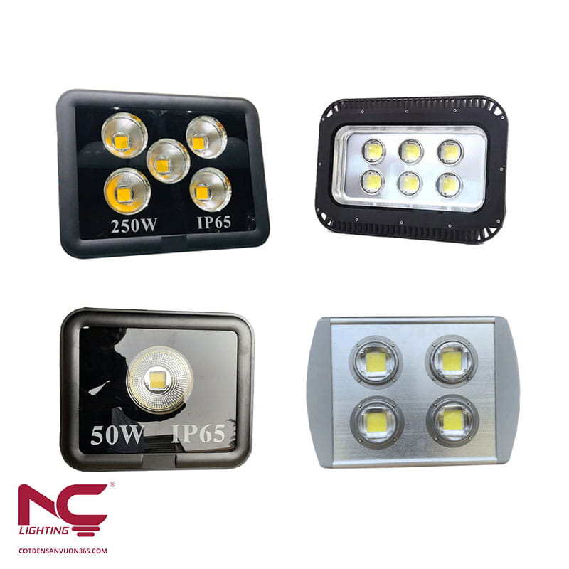Đèn LED 100W và 150W – Loại nào sáng hơn? 2 đèn led pha - cotdensanvuon365